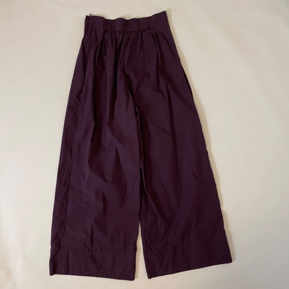 Rachel Comey Coxsone Wide Leg Crisp Cotton Pants Size 4 Purple Eggplant $479 - Picture 15 of 15